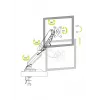 Suporte para monitor Port Designs 901104 81,3 cm preto fixação por aperto VESA 75x75 100x100