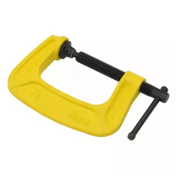 Grampo em C Stanley Maxsteel 0-83-033 abertura 7,5 cm preto amarelo
