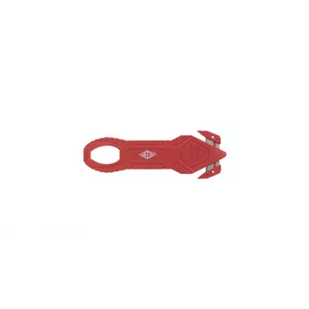 Cortador de película Wedo vermelho Wedo 44 mm de largura 132 mm de comprimento 4 mm de espessura