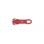 Cortador de película Wedo vermelho Wedo 44 mm de largura 132 mm de comprimento 4 mm de espessura