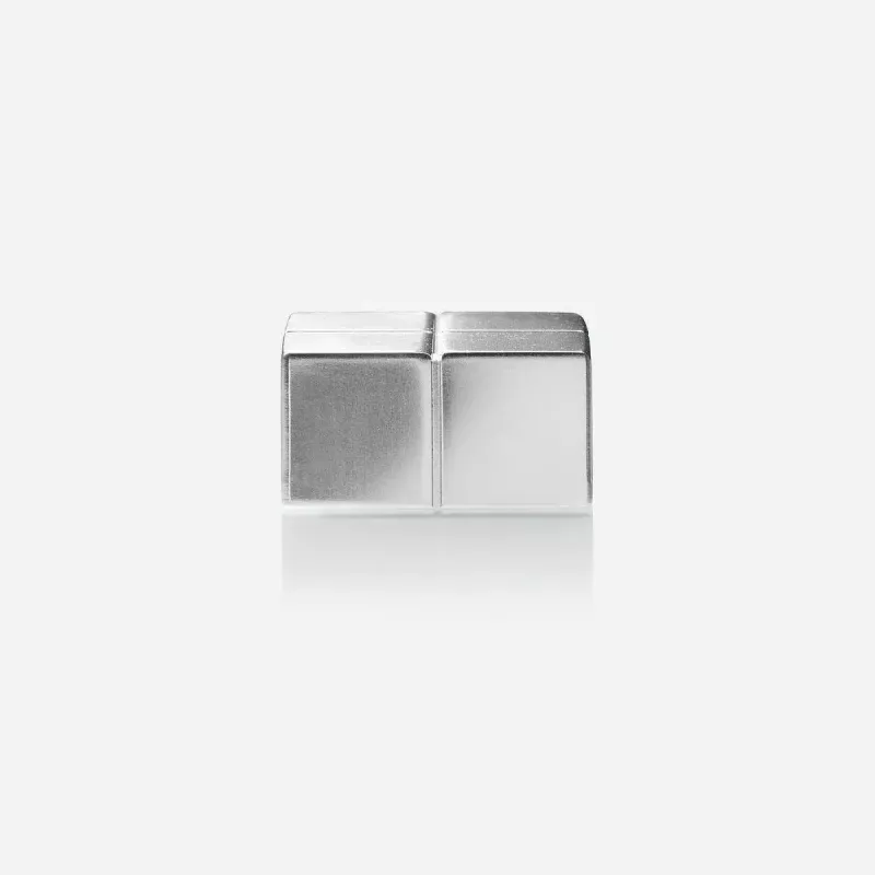 Ímã para trabalhos manuais quadrado Sigel BA705 neodímio prateado 20x20x10mm