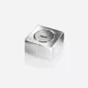 Ímã para trabalhos manuais quadrado Sigel BA705 neodímio prateado 20x20x10mm