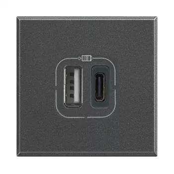 Legrand HS4287C2 Tomada 2x USB antracite
