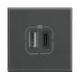 Legrand HS4287C2 Tomada 2x USB antracite