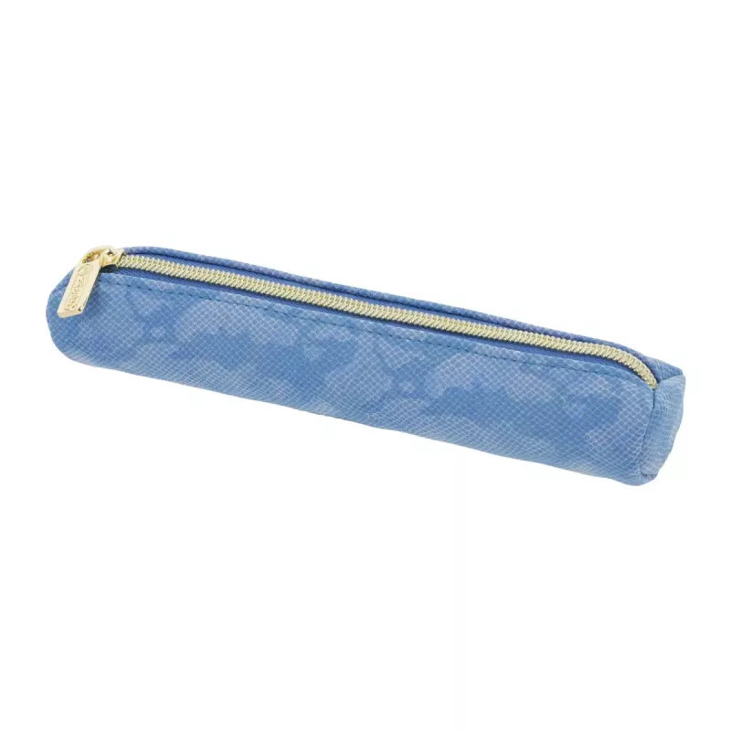 Estojo de lápis macio Herlitz Bright Animals PU azul 200x40x40 mm