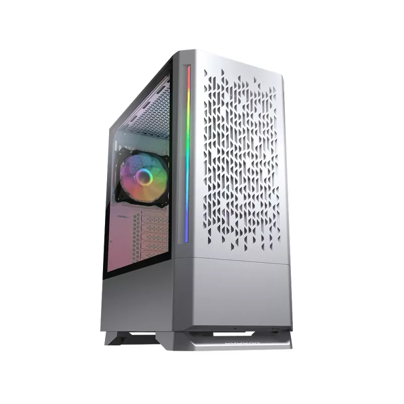 Caixa para PC COUGAR caixa gaming MX430 Air RGB branca midi tower