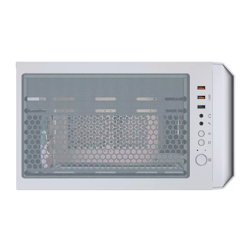 Caixa para PC COUGAR caixa gaming MX430 Air RGB branca midi tower