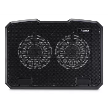 Base de refrigeração para portátil Hama preta metal 39,6 cm (15,6 polegadas)