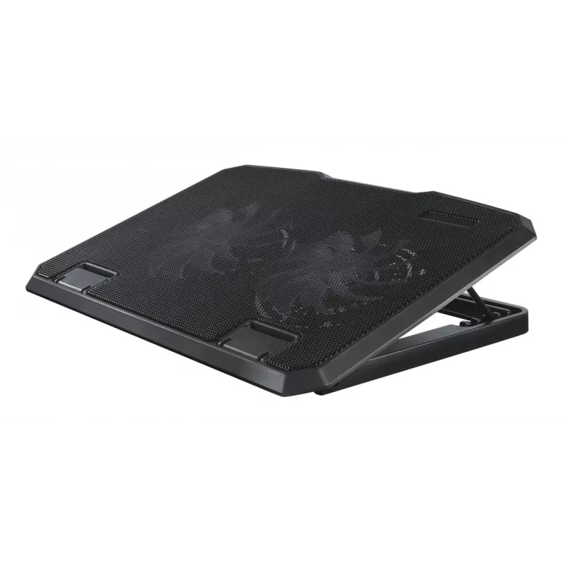 Base de refrigeração para portátil Hama preta metal 39,6 cm (15,6 polegadas)