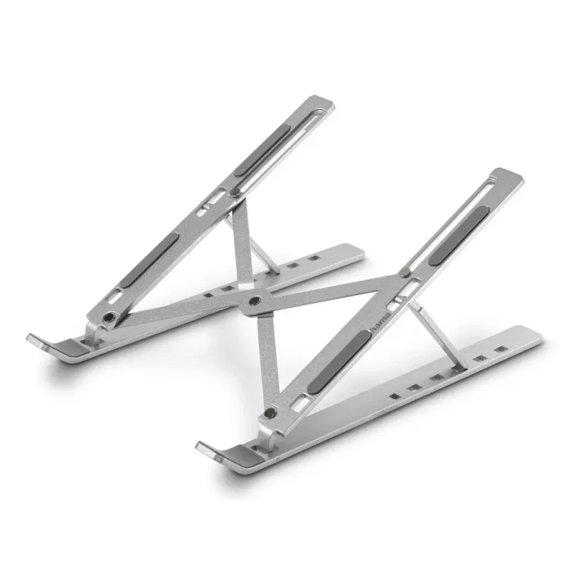 Suporte para portátil Hama alumínio prateado 39,6 cm (15,6 polegadas)