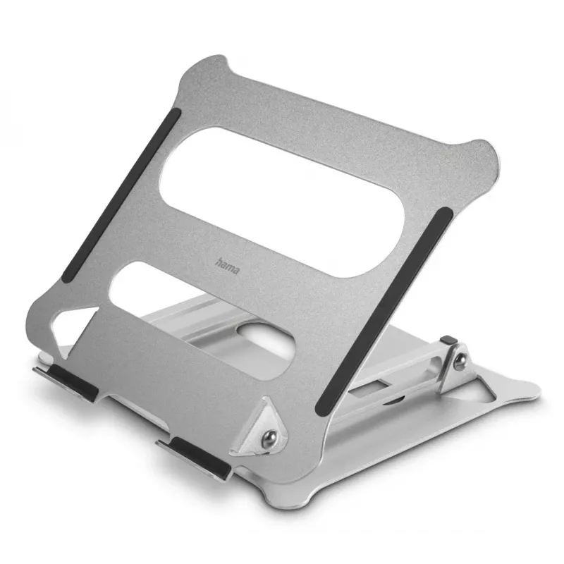 Suporte para portátil Hama alumínio prateado 39,6 cm (15,6 polegadas)