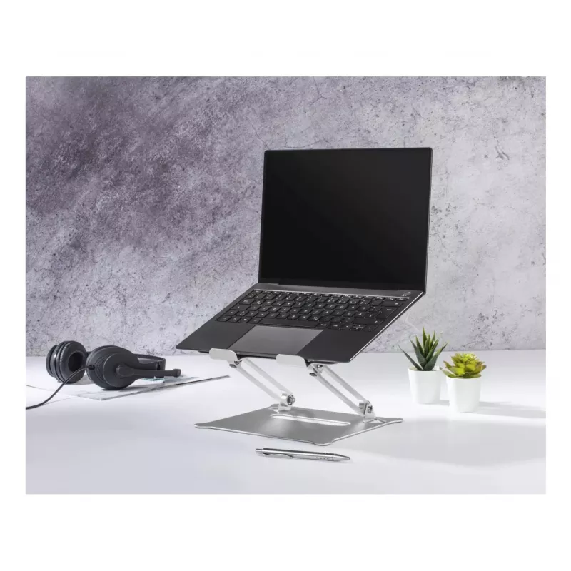 Suporte para portátil Hama alumínio prateado 39,6 cm (15,6 polegadas)