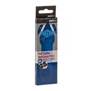 Faca universal Wedo 76 9864 azul lâmina fixa