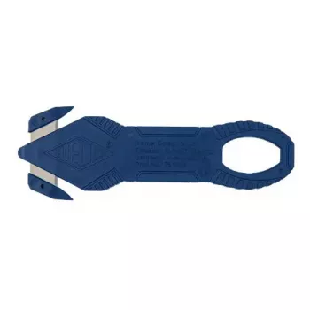 Faca universal Wedo 76 9864 azul lâmina fixa