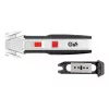 X-ato Wedo 78 888 preto vermelho prateado lâmina retrátil 50 mm de largura 175 mm de comprimento