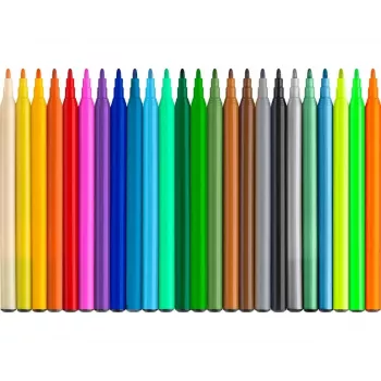 Marcador de feltro Faber-Castell 554222 multicolor 24 unid.