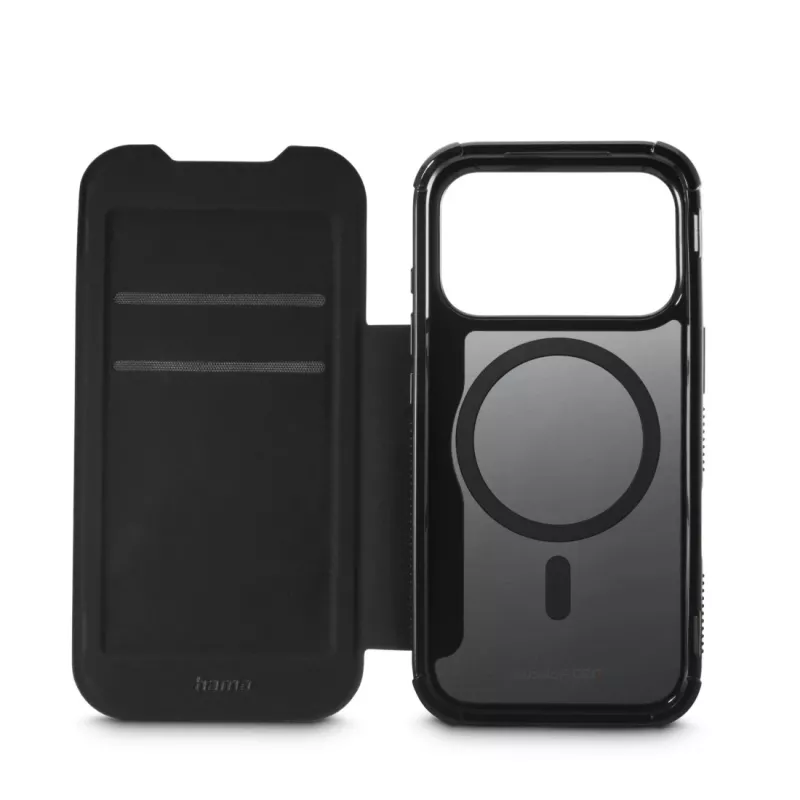 Hama Extreme Protect 00232403 capa tipo carteira para telemóvel Apple iPhone 17 Pro, magnética, preta