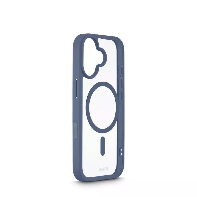 Hama Frame Protect 00232382 capa magnética para Apple iPhone 17, transparente/azul