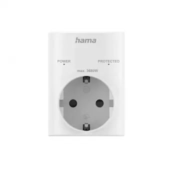 Hama 00223324 adaptador de corrente tipo F branco
