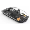 Hama WM-600 Multi-Device rato, sem fios RF + Bluetooth, plano, 6 botões, transparente