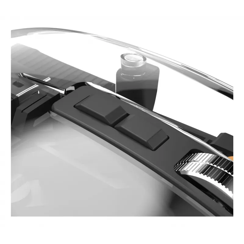 Hama WM-600 Multi-Device rato, sem fios RF + Bluetooth, plano, 6 botões, transparente