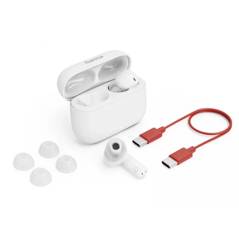 Headset Hama Passion Clear II True Wireless Stereo (TWS) in-ear chamadas/música Bluetooth branco