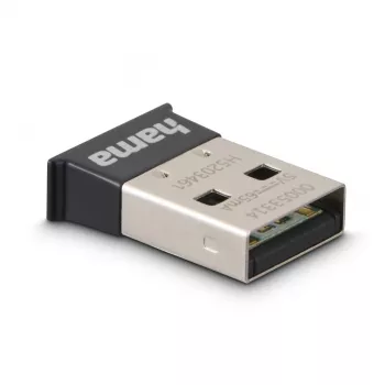 Placa de rede Bluetooth Hama 00053314 3 Mbit/s USB com fio preta