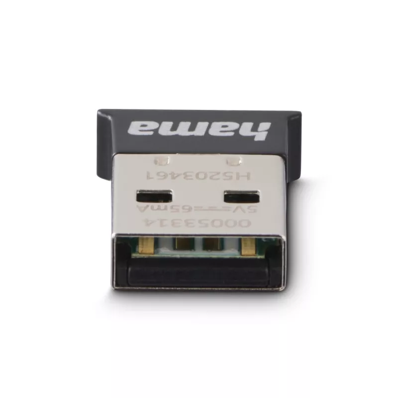 Placa de rede Bluetooth Hama 00053314 3 Mbit/s USB com fio preta