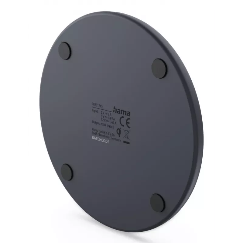 Carregador de dispositivos móveis Hama 00201745 smartphone USB carregamento sem fios carregamento rápido interior