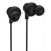 Headset Hama Popply com fio in-ear chamadas/música preto