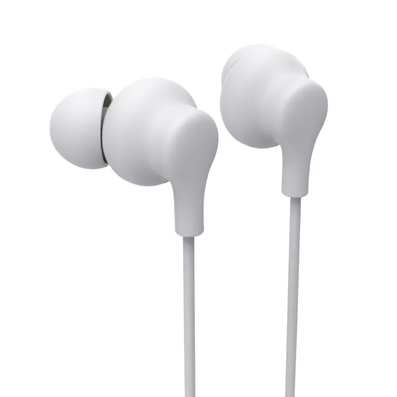 Headset Hama Popply com fio in-ear chamadas/música branco
