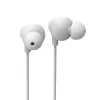 Headset Hama Popply com fio in-ear chamadas/música branco