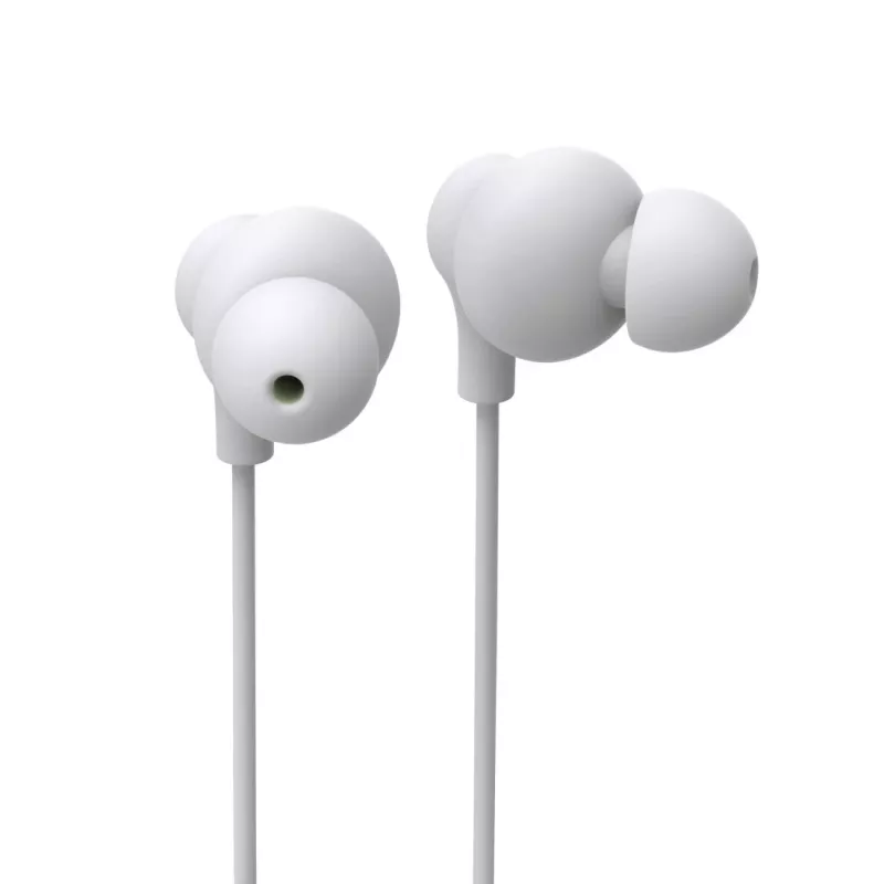 Headset Hama Popply com fio in-ear chamadas/música branco