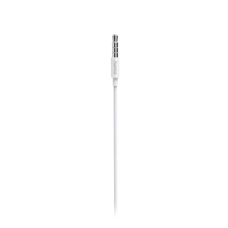 Headset Hama Popply com fio in-ear chamadas/música branco