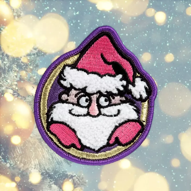 Pin LAUT MAGMOJI BADGE – Santa Claus Edition, PVC e silicone, multicolor, 1 unidade