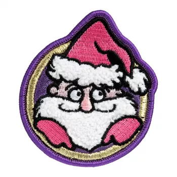 Pin LAUT MAGMOJI BADGE – Santa Claus Edition, PVC e silicone, multicolor, 1 unidade
