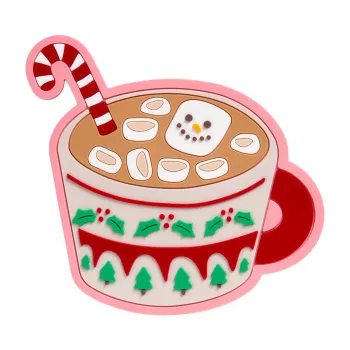 Pin LAUT MAGMOJI SILLY Snowman Chocolate Christmas Edition — multicolor PVC e silicone, 1 unidade