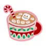 Pin LAUT MAGMOJI SILLY Snowman Chocolate Christmas Edition — multicolor PVC e silicone, 1 unidade