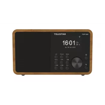 Rádio de internet Imperial Telestar 5701200 — Sintonizador digital, DAB+ FM, 10 W, TFT 2,4 polegadas, cor madeira
