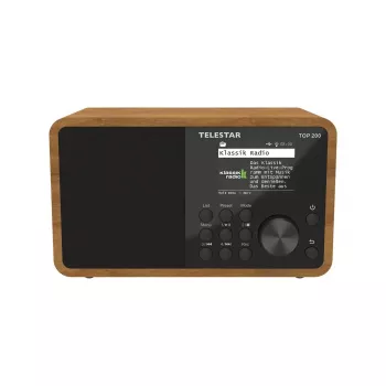 Rádio de internet Imperial Telestar 5701200 — Sintonizador digital, DAB+ FM, 10 W, TFT 2,4 polegadas, cor madeira