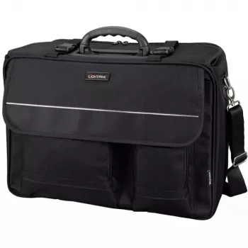 Mala para portátil Lightpak 46008 43,2 cm (17 polegadas) Preto