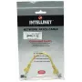 Intellinet 325165 cabo de rede patch, Cat5e, U/UTP, RJ45 (M) para RJ45 (M), 0,45 m, Snagless, com protetor, amarelo