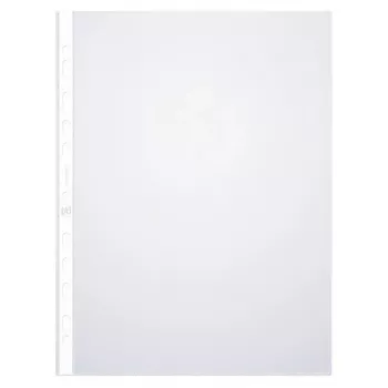 Capas de plástico ELBA A4, PP 0,08 mm, cristalino, furação universal (971508)