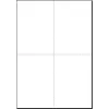 Sigel LP711 papel para postais A6 (105 x 148 mm), 185 g/m2, 80 cartões, branco