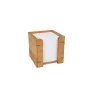 WEDO 61 707 caixa de notas de bambu com 900 folhas, 90 x 90 mm
