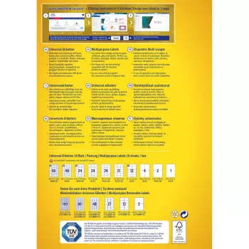 Etiquetas Avery 6123 branco