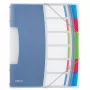 Separador de livro Esselte Vivida PP 6 separadores, azul, multicolor, policloreto de vinilo (PVC), A4, 266 mm, 20 mm, 320 mm