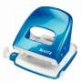 Perfurador Leitz WOW 5008 metal 2 furos / 30 folhas, 30 folhas, azul, 8 cm, 5,5 mm, 107 x 137 x 100 mm, 10 ano(s)