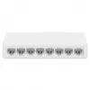 Switch Fast Ethernet Manhattan de 8 portas, plástico, três anos de garantia, caixa