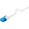 Cabo patch plano Goobay CAT 6A U/UTP branco 20m